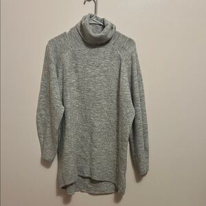 H&M Light Grey Turtleneck Sweater - Women's Soft Knit
